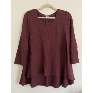 Sonoma Waffle Knit Top
